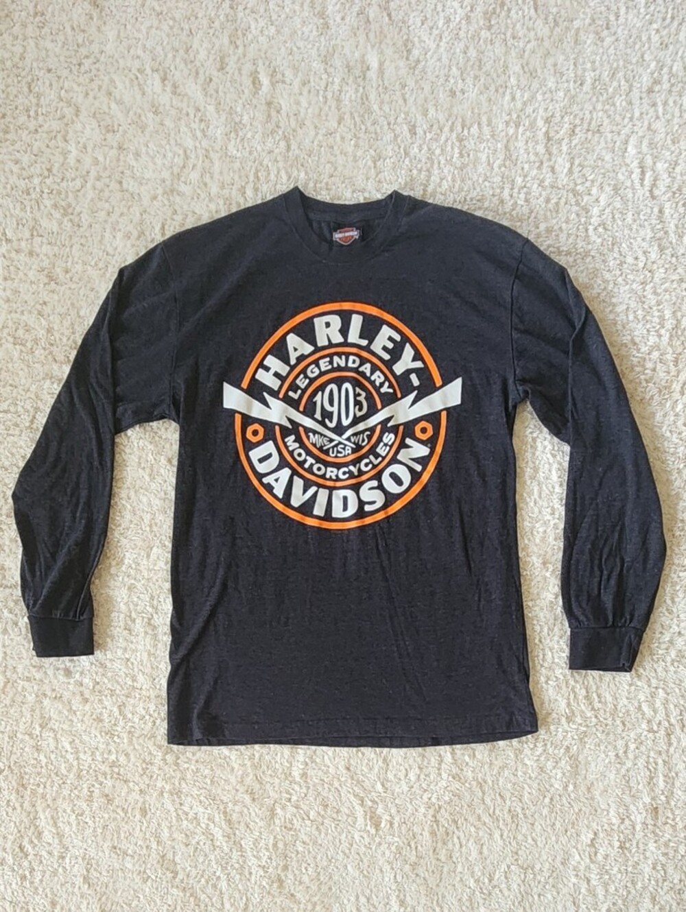 Harley-Davidson Black Long Sleeve Shirt